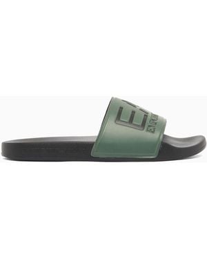 EA7 Logo Slides - Green