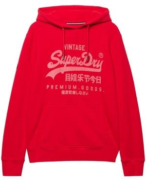 Superdry Vl Classic Hoodies - Red