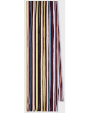 Paul Smith Paul Smith Wool Scarf - White
