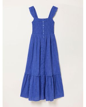 FatFace Fatface Midi Kleid - Blau