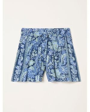 FatFace Fatface Fiona Flippy Shorts - Blue