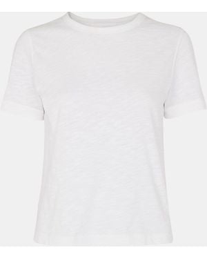Whistles Basic Emily 100% Cotton T-Shirt - White