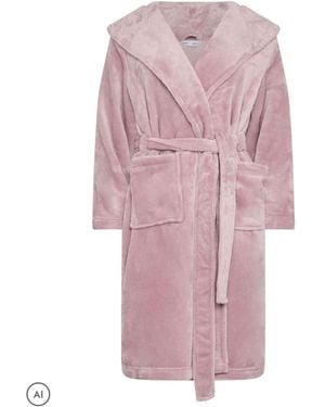 PixieGirl Petite Super Luxe Regular Hooded Robe - Pink
