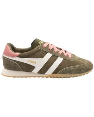 Gola Printer Suede Sneakers - Green