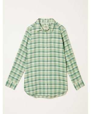 FatFace Fatface Olivia Petite Check Shirt - Green