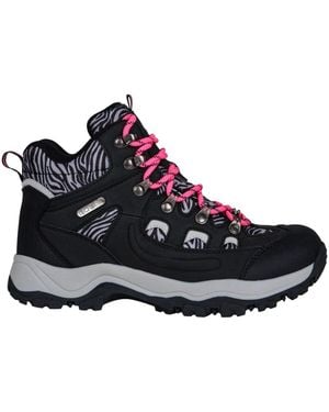 Mountain Warehouse Adventurer Printed Waterproof Boots - Black