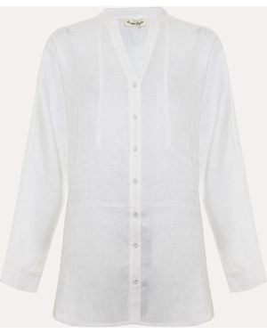 Phase Eight Mathilde Linen Shirt - White