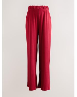 Next Maternity Supersoft Wide Leg Pants - Red