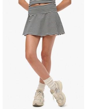 Superdry & Co Athletic Essentials Fold Over Skirt - Blue