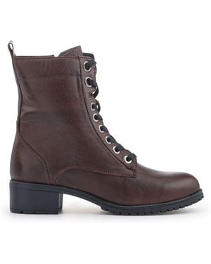 Jones Bootmaker Jones Bootmaker Chocolate Ankle Casual Boots - Brown