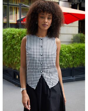 Threadbare Crew Neck Waistcoat - Green