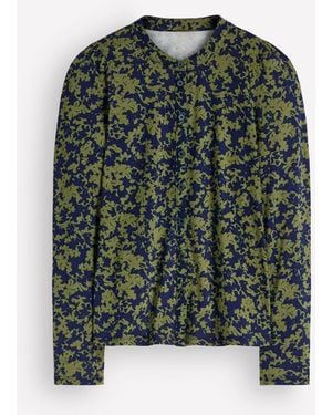 Boden Supersoft Puff Sleeve Shirt - Green