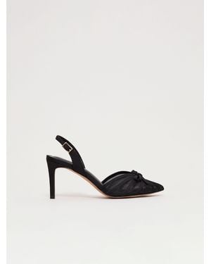 Phase Eight Grosgrain Slingback Shoes - Black