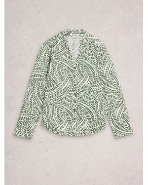 White Stuff Annie Jersey Shirt - Green