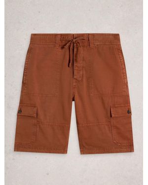 White Stuff Kemble Cargo Shorts - Brown