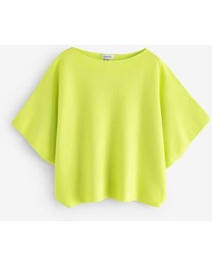 JD Williams Lime Batwing Knitted Sweater - Yellow