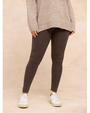 Evans Cotton Leggings - Natural