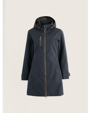 Seasalt Cornwall Dark Coverack Waterproof Coat - Blue