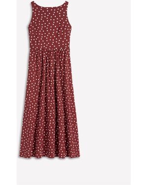 Boden Saoirse Smocked Jersey Dress - Red