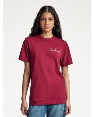 SPORTY&RICH Sporty & Rich Soho T-Shirt - Red