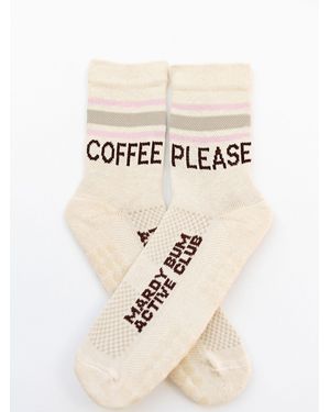 Mardy Bum Active Club Grip Socks - Natural