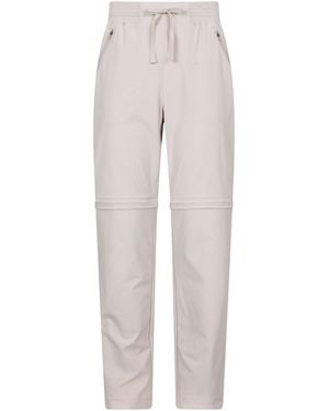 Mountain Warehouse Explorer Zip-Off Quick Drying Uv Pants - Gray