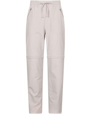 Mountain Warehouse Explorer Zip-Off Quick Drying Uv Trousers - Grey