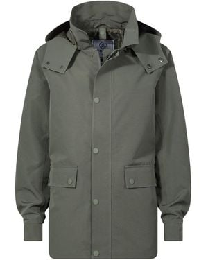TOG24 Tog 24 Shea Waterproof Trench Coat - Gray