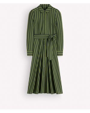 Boden Marcia Jersey Shirt Dress - Green