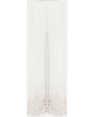 Phase Eight Phase Eight Petite Svea 100% Cotton Pants - White