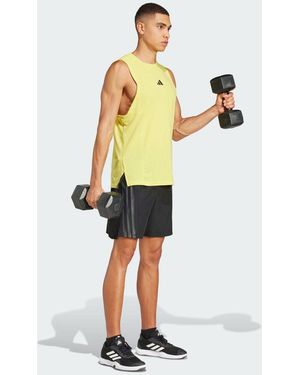 adidas Designed-For-Training 3-Stripes Shorts - White