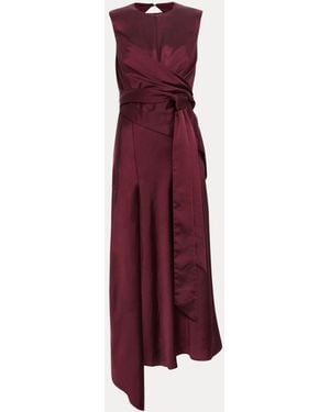 Phase Eight Felicity Satin Dress - Purple