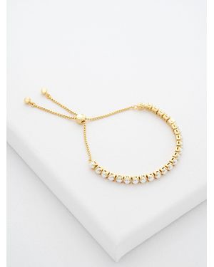 Ted Baker Perrmel: Pearl Adjustable Tennis Bracelet - Natural