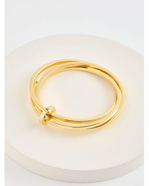 Ted Baker Tone, Plain Metal Huulia: Multi Hoop Bangle Bracelet - Metallic