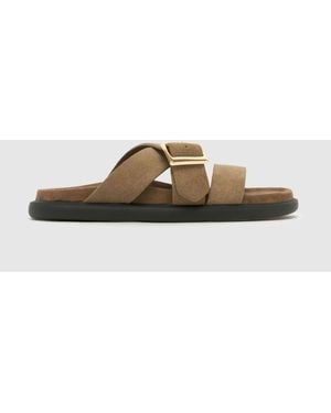 schuh Light Tear Leather Footbed - Brown