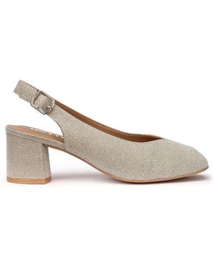 Hotter Wide Fit Studio Buckle Formal Shoes - White
