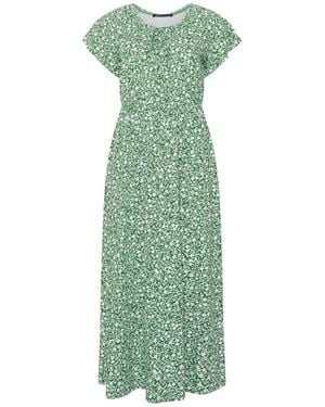 M Com Petite Maxi Boho Dress - Green