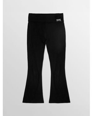 Pineapple Petite Fold Waistband Jersey Pants - Black