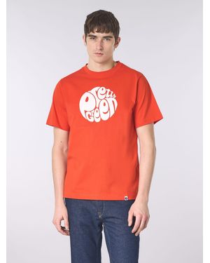 Pretty Green Gillespie Short Sleeve T-Shirt - Red