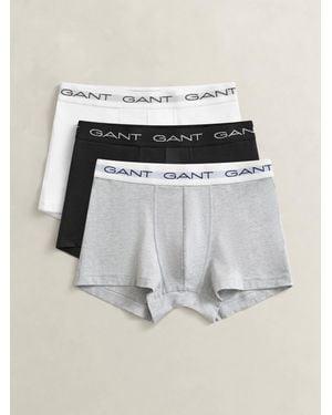 GANT Stretch Cotton Boxers 3 Pack - White