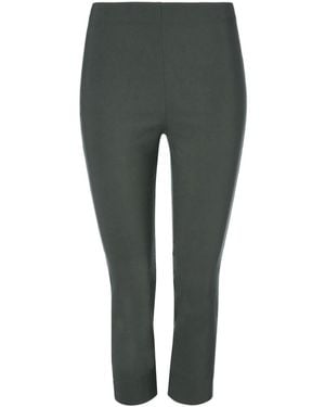 Roman Cropped Stretch Pants - Green