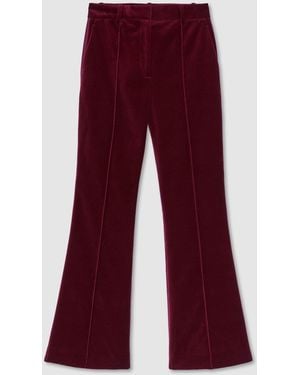 Reiss Velvet Flared Tuxedo Pants