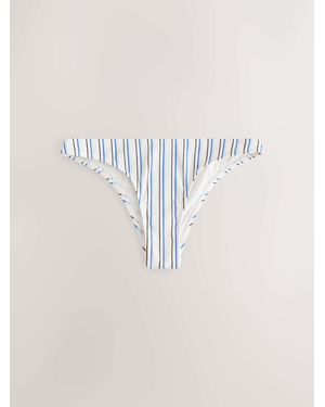 Self High Leg Bikini Bottoms - Multicolor