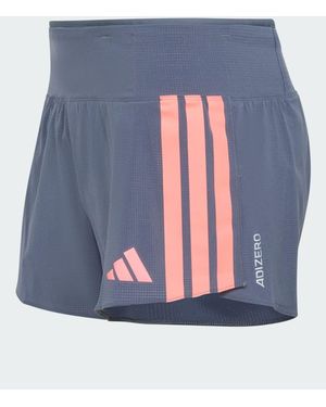 adidas Adizero Running Gel Pocket Shorts - Blue