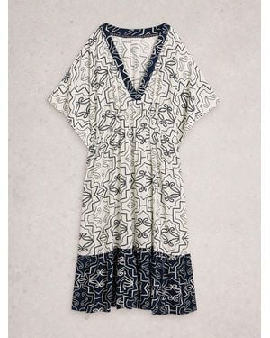 White Stuff Otterley Beach Dress - Natural