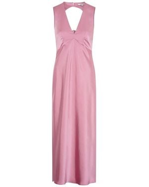 OMNES Nova Maxi Tie Back Dress - Pink