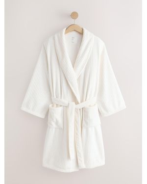 Next Waffle Cosy Robe - Natural