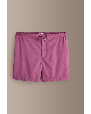 Next Signature Waffle Texture Ultra Soft 5 Inch Swim Shorts - Pink