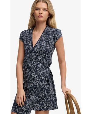 Superdry Athletic Essential Wrap Dress - Blue