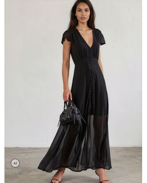 Religion Indium Maxi Tea Dress - Black